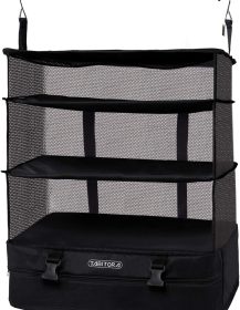 Portable Hanging Travel Shelves Bag Packing Cube Organizer Suitcase Storage Large Capacity