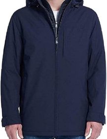 Mens Ultra Tech Stretch Jacket (Navy Heather, Medium)